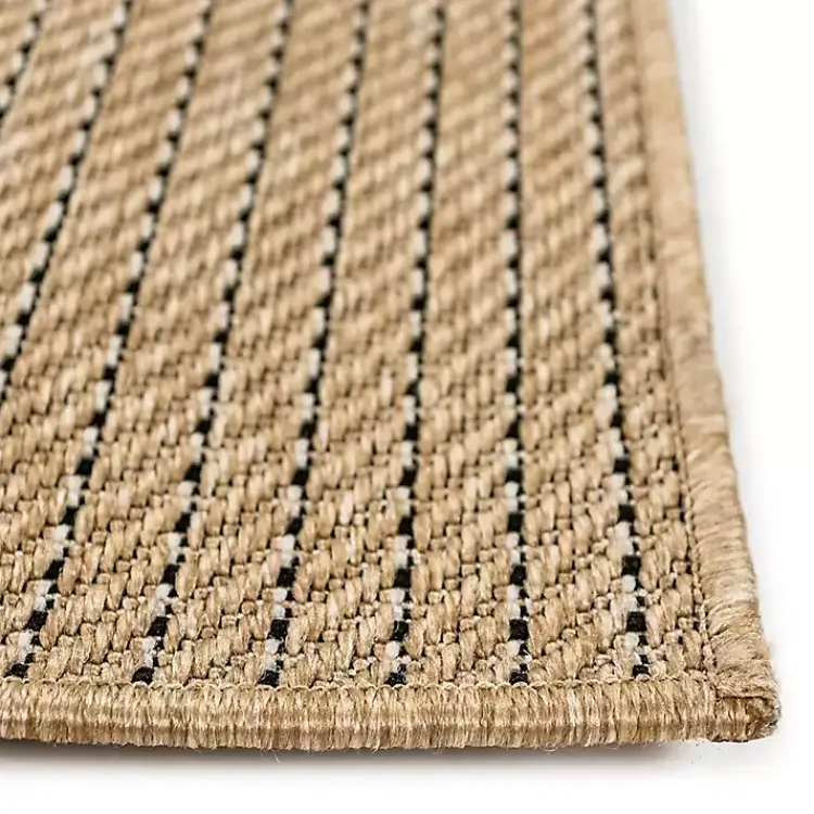 Kirklands Home Sand Intertwine Indoor/Outdoor Runner Tan