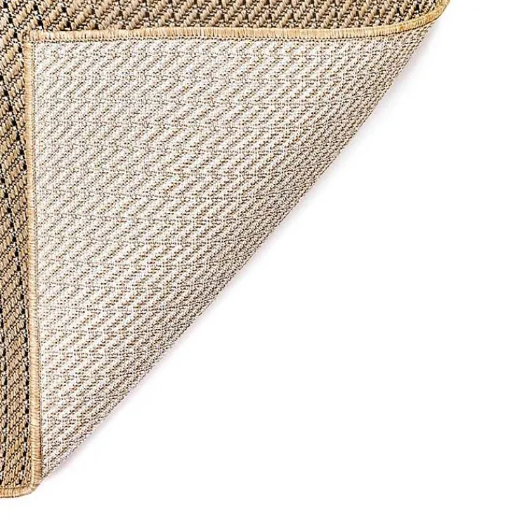 Kirklands Home Sand Intertwine Indoor/Outdoor Runner Tan