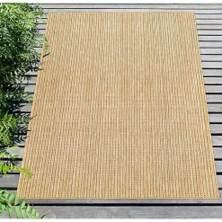Kirklands Home Sand Intertwine Santal Indoor/Outdoor Rug, 6x9 Tan Sale