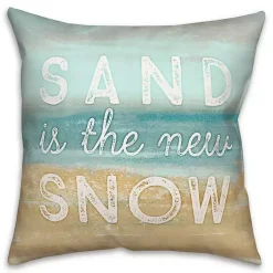 Christmas Pillows>Kirklands Home Sand Is The New Snow Pillow