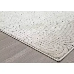 Kirklands Home Sandstone Chanai Indoor Area Rug, 5x7 Ivory Discount