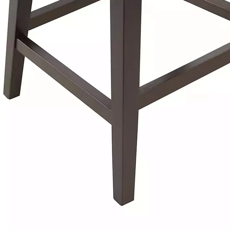 Kirklands Home Sandy Beige Curve Back Swivel Counter Stool Tan New