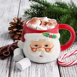 Kirklands Home Santa Christmas Mug Clearance