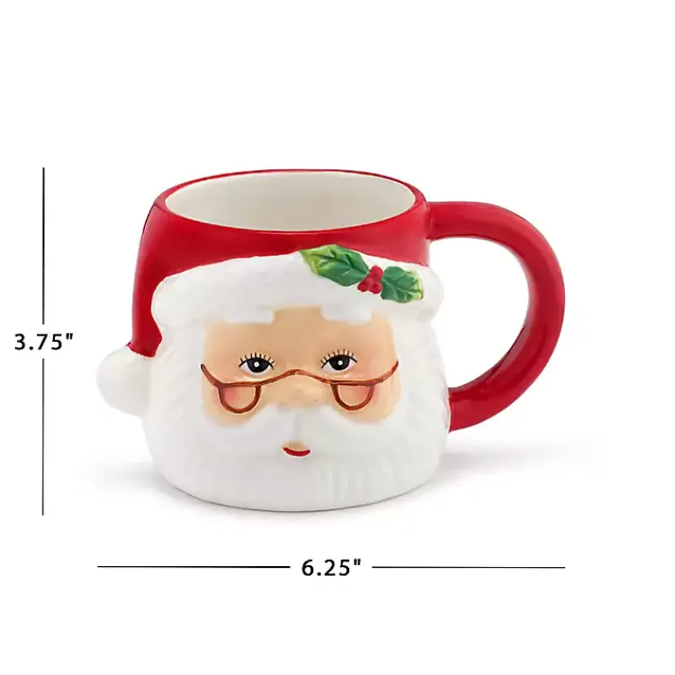 Kirklands Home Santa Christmas Mug Clearance