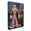 Christmas Art & Wall Decor>Kirklands Home Santa Claus Lantern Reindeer Canvas Art Print