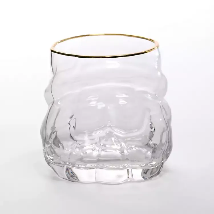 Kirklands Home Santa Figural Drinking Glass Clear Online
