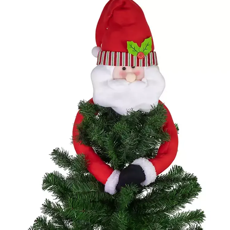 Christmas Tree Decorations>Kirklands Home Santa Plush Christmas Tree Topper