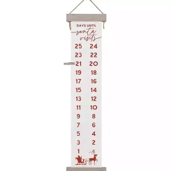Christmas Art & Wall Decor>Kirklands Home Santa Visits Countdown Hanging Wall Plaque