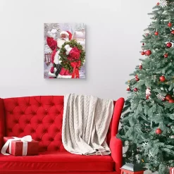 Christmas Art & Wall Decor>Kirklands Home Santa's Greetings Canvas Art Print