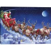 Christmas Art & Wall Decor>Kirklands Home Santa's Sleigh Canvas Art Print