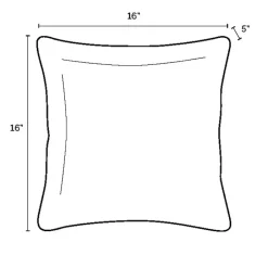 Kirklands Home Sapphire Cabana Stripe Outdoor Pillow Blue Clearance