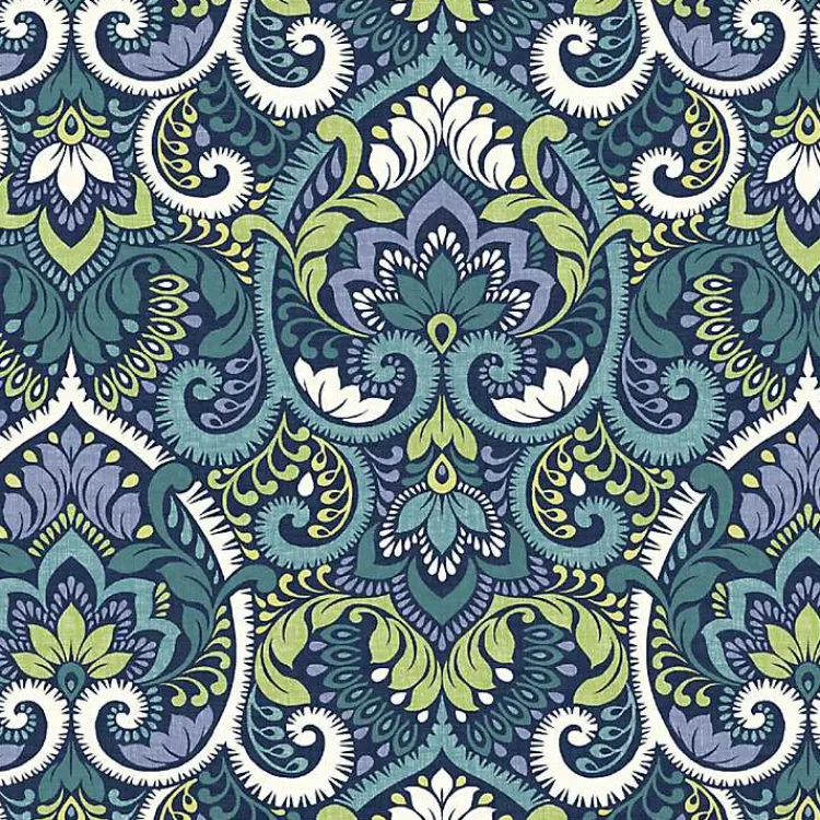 Kirklands Home Sapphire Damask Outdoor Pillows, Set of 2 Best