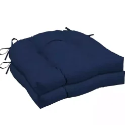 Kirklands Home Sapphire Texture 2-pc. Outdoor Wicker Cushion Set Blue Sale