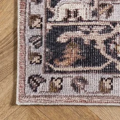 Kirklands Home Sasha Medallion Washable Area Rug, 4x6 Best