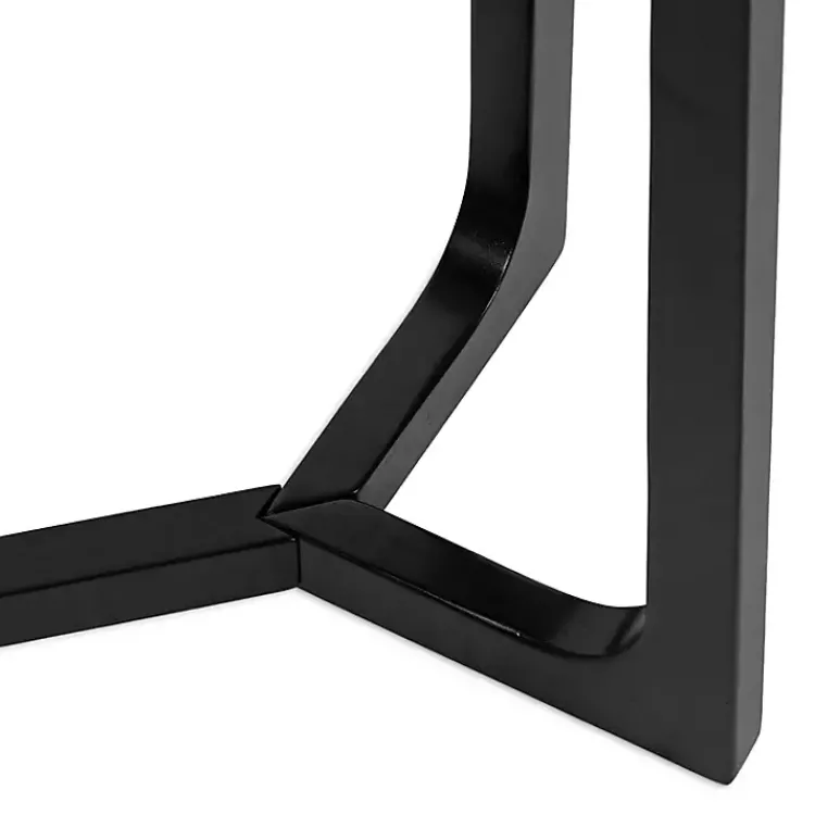 Kirklands Home Satin Olivia Console Table Black Hot