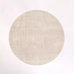 Kirklands Home Savannah Cream Distressed Round Accent Table White Outlet