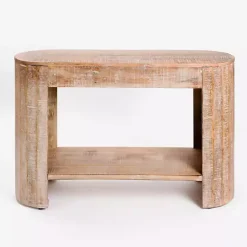 Kirklands Home Sawmark 2-Drawer Console Table Brown Hot