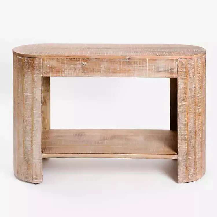 Kirklands Home Sawmark 2-Drawer Console Table Brown Hot