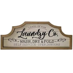 Kirklands Home Scalloped Arch Top Laundry Room Framed Wall Sign Outlet