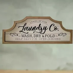 Kirklands Home Scalloped Arch Top Laundry Room Framed Wall Sign Outlet