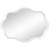 Kirklands Home Scalloped Rectangular Frameless Wall Mirror Hot