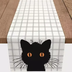 Halloween>Kirklands Home Scaredy Cat Table Runner, 72 in.