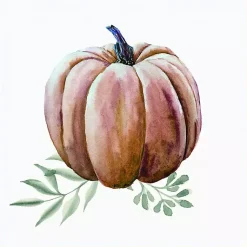 Fall>Kirklands Home Scenic Pumpkin Watercolor Framed Wall Art