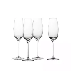 Kirklands Home Schott Zwiesel Gigi Champagne Flutes, Set of 4 Clear Clearance