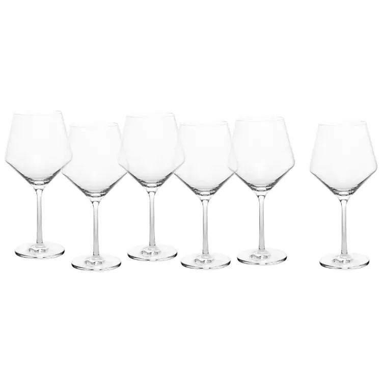 Kirklands Home Schott Zwiesel Pure Burgundy Wine Glass, Set of 6 Clear