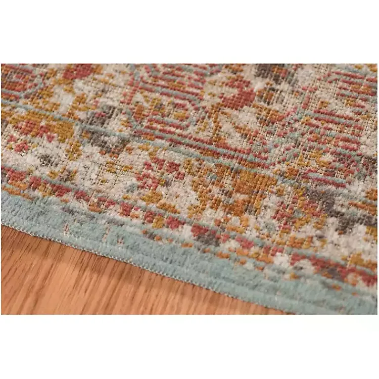 Kirklands Home Sea Blue Eaton Transitional Area Rug, 6x8