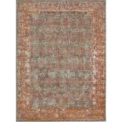 Kirklands Home Sea Blue Eaton Transitional Area Rug, 7x9 Online