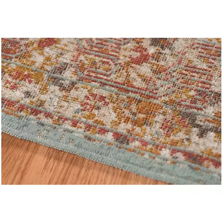 Kirklands Home Sea Blue Eaton Transitional Area Rug, 7x9 Online