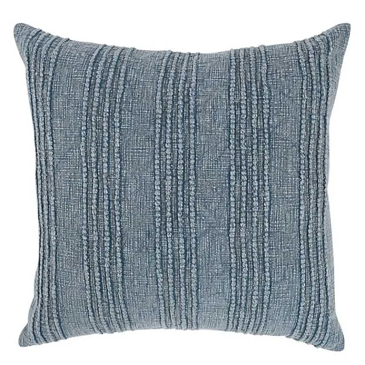 Pillows>Kirklands Home Sea Fog Gratitude Knots Throw Pillow Blue