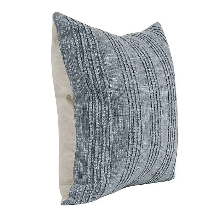Pillows>Kirklands Home Sea Fog Gratitude Knots Throw Pillow Blue