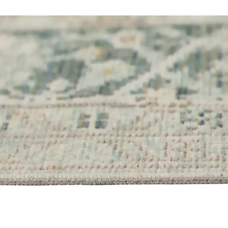 Kirklands Home Sea Vintage Medallion Area Rug, 2x3 Green New
