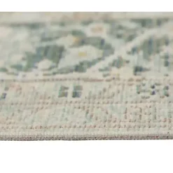 Kirklands Home Sea Vintage Medallion Area Rug, 5x7 Green Clearance