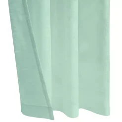 Kirklands Home Seafoam Boucle Sheer Curtain Panel, 84 in. Green Hot