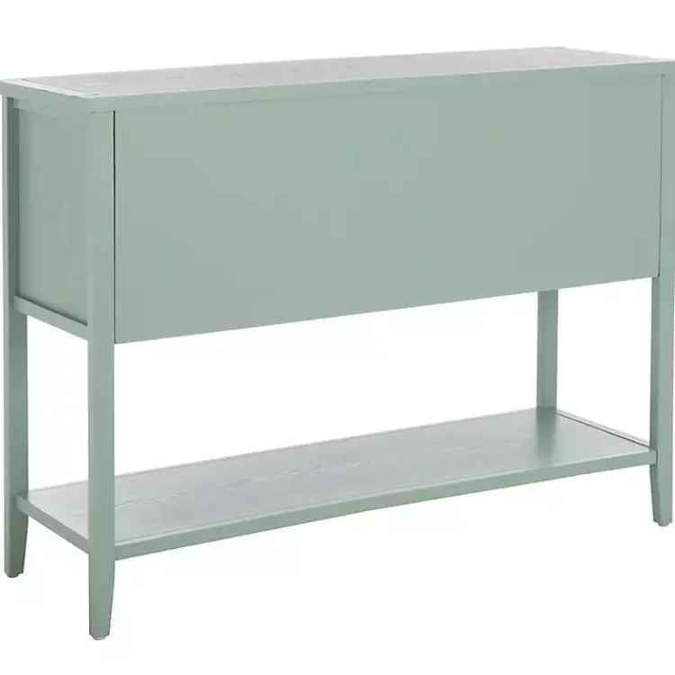 Kirklands Home Seafoam 4-Drawer Charlotte Sideboard Green Sale