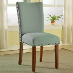 Kirklands Home Seafoam Parsons Chairs, Set of 2 Green Hot