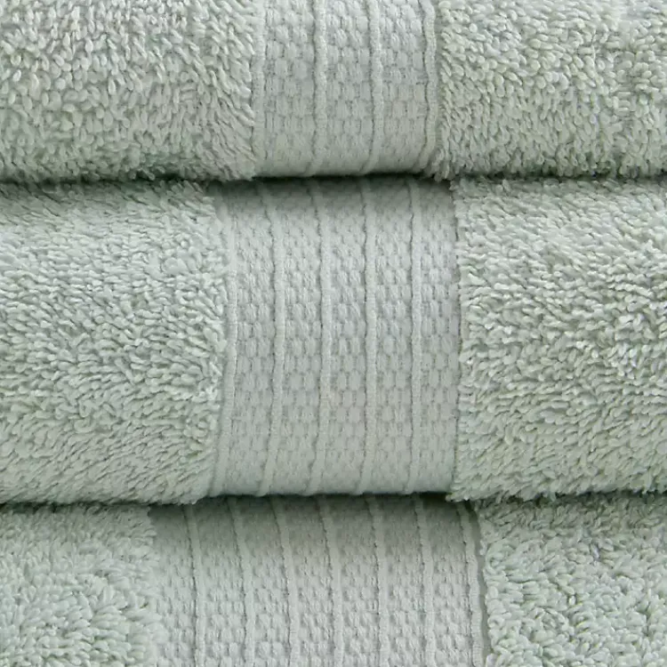 Kirklands Home Seafoam Organic Cotton 6-pc. Towel Set Blue Clearance