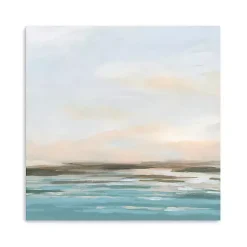 Kirklands Home Seafoam Sunset Canvas Art Print New