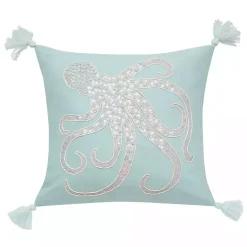 Pillows>Kirklands Home Seaglass Octopus Pillow