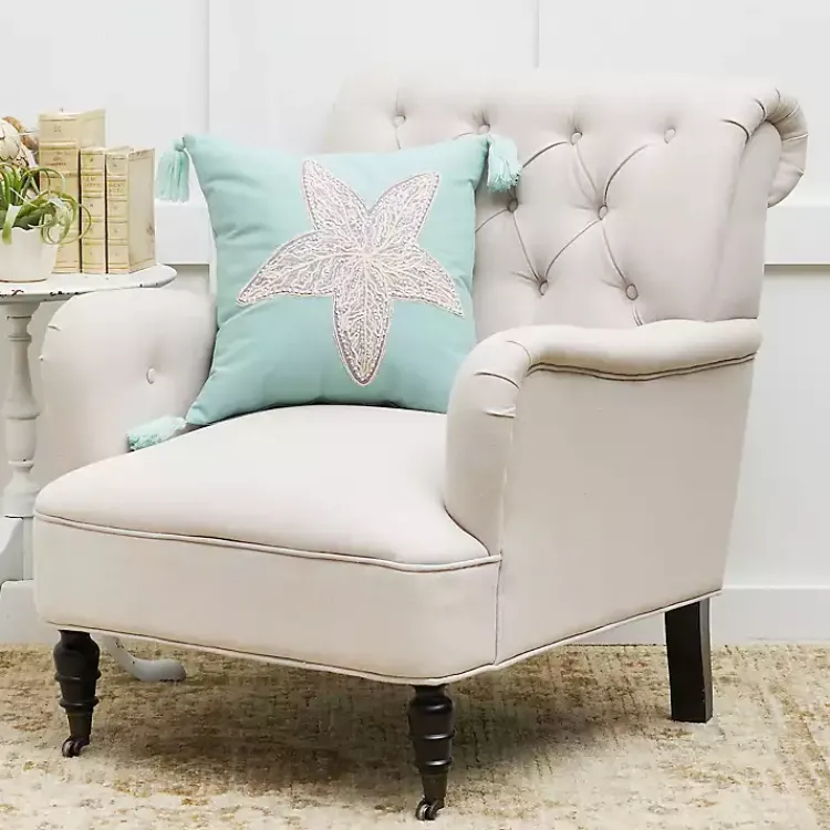 Pillows>Kirklands Home Seaglass Starfish Pillow