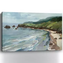 Kirklands Home Seaside Cliffs Giclee Canvas Art Print, 60x40 in. Best