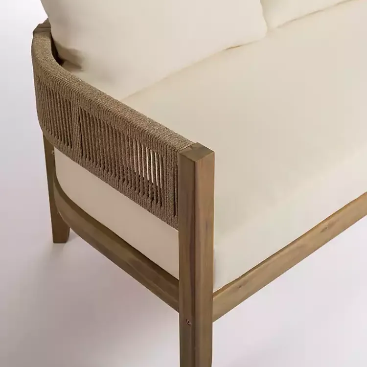 Kirklands Home Seaside Outdoor Settee New