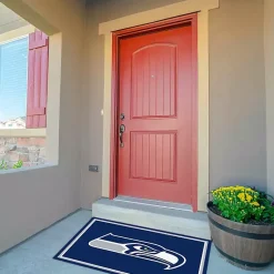 Kirklands Home Seattle Seahawks Area Rug, 3x4 Blue Outlet