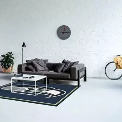 Kirklands Home Seattle Seahawks Area Rug, 4x6 Blue Hot
