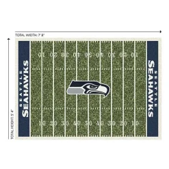 Kirklands Home Seattle Seahawks Home Field Area Rug, 6x8 Green Online