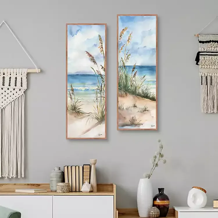 Kirklands Home Seaview Panel I & II 2-pc. Canvas Art Print Set Blue Online