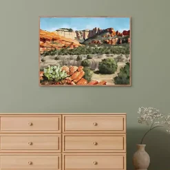 Kirklands Home Sedona Framed Canvas Art Print Sale